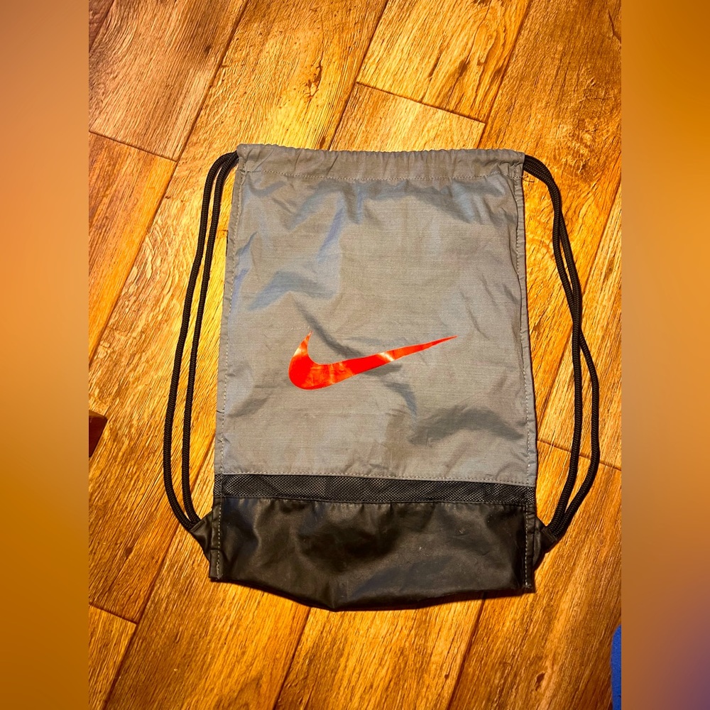Nike Brasilia Training Gym Drawstring Backpack - Grey